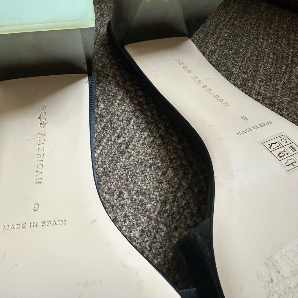 GOOD American Slides Ombre Heels Size 9 - Picture 7 of 11